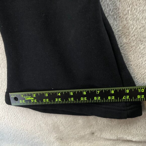 After The Saints Womens Sweatpants Size XS Black Pull On Streetwear Bootcut Y2K - Picture 7 of 11